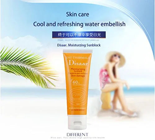 “Disar Sun Block SPF 60 – High-Protection Broad Spectrum Sunscreen for Face & Body” - African skincare