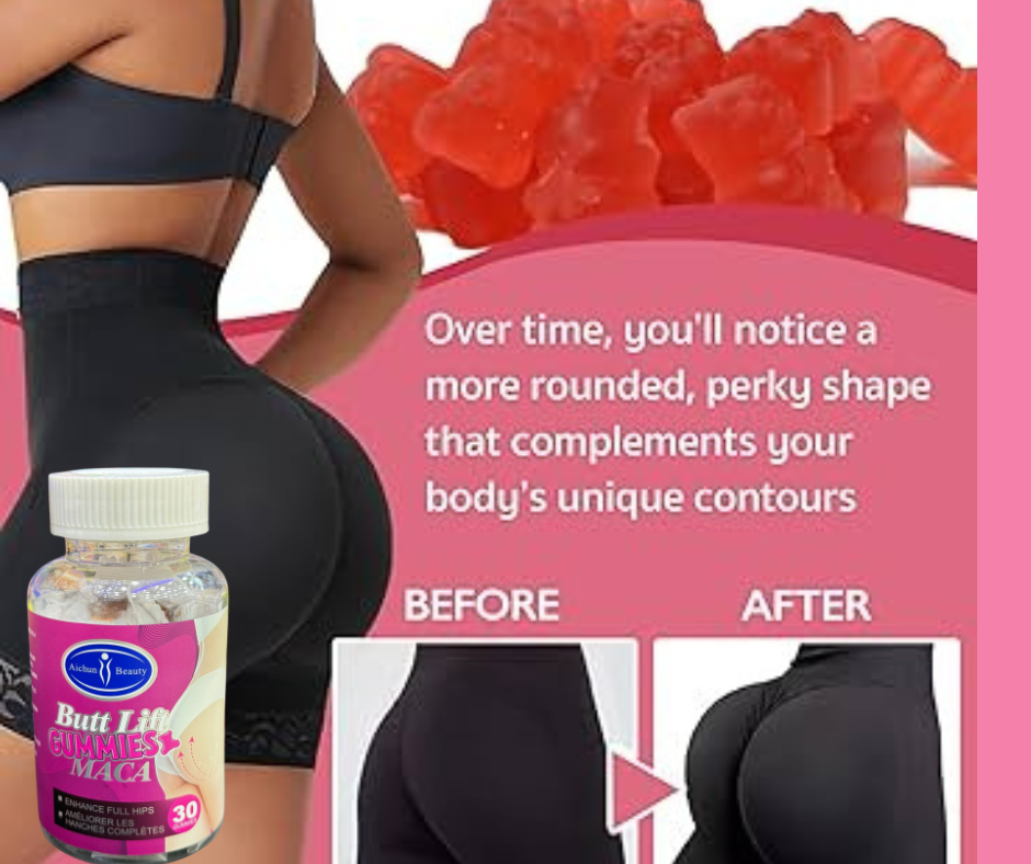 MACA Hip Lifting Gummies for Natural Curve Support (30 Gummies)