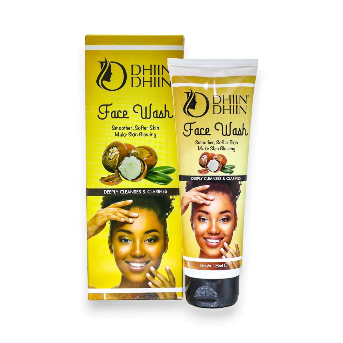 Dhiin Dhiin Gentle Face Wash 125ml – Natural Cleansing & Refreshing Care - African skincare