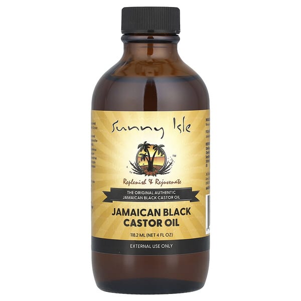 Sunny Isle 100% Pure Jamaican Black Castor Oil – 4 fl oz / 118 ml