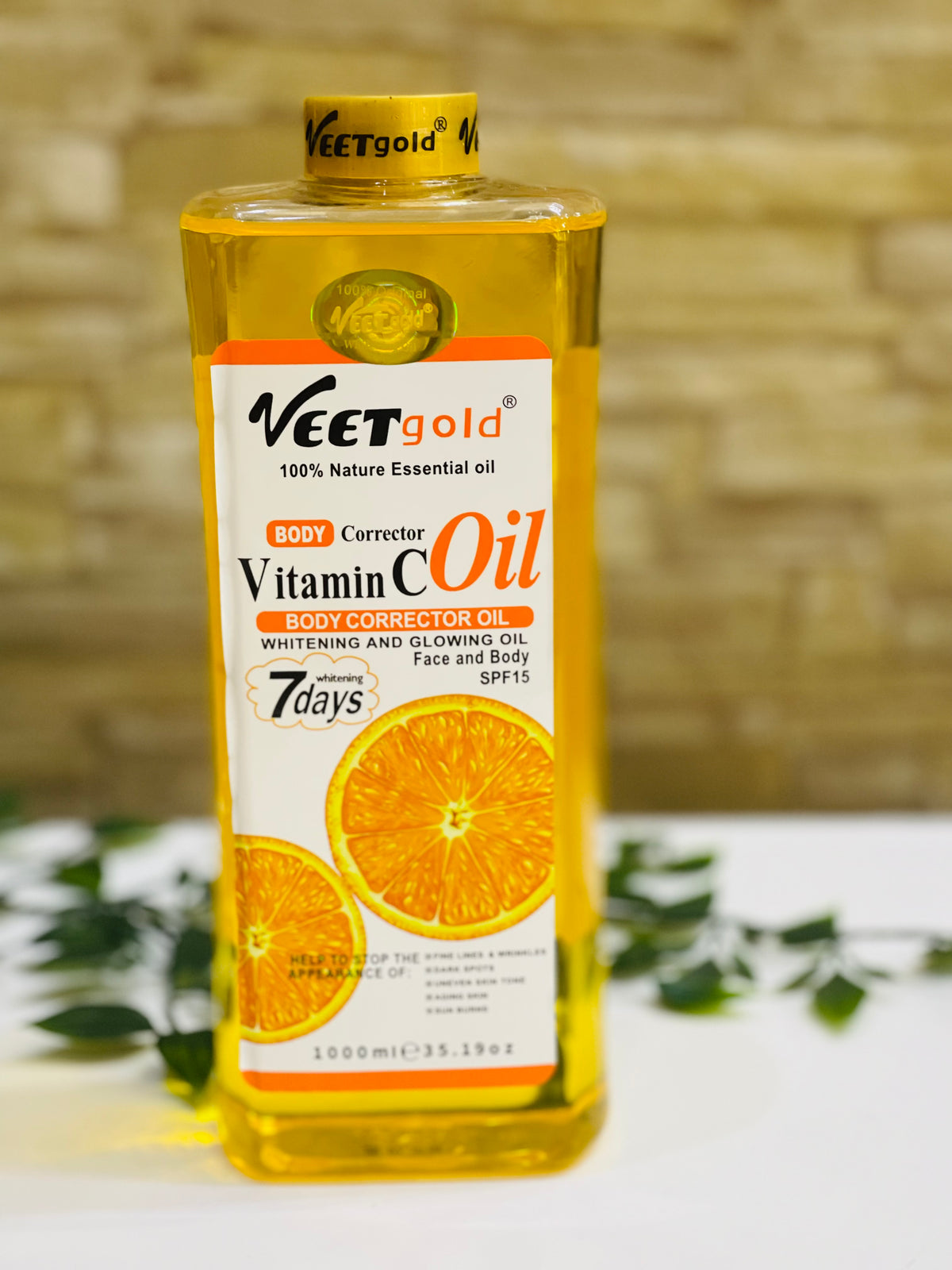 Veet Gold Vitamin C Even-Tone & Nourishing Body Oil – 1000 ml