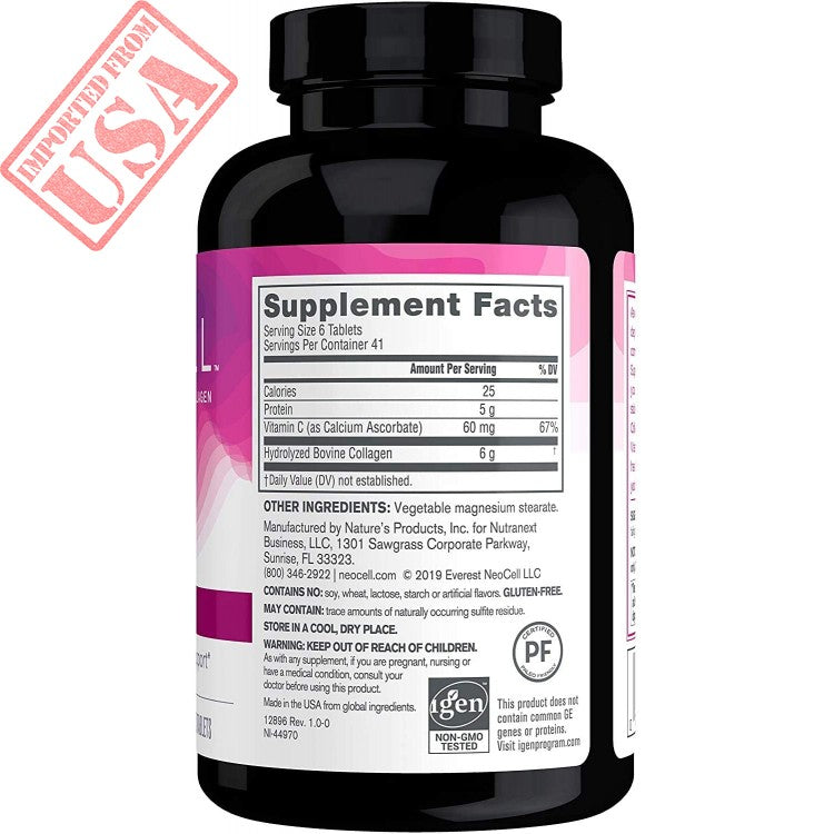 NeoCell Super Collagen Plus C Type 1 and 3 - 6000 mg - 250 Tablets