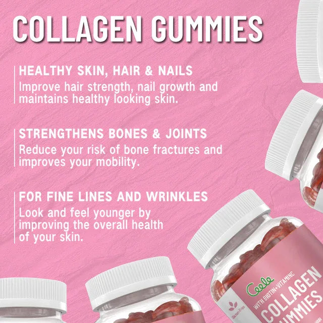 Glutathione Collagen Glow Gummies for Women, Glutathione Collagen Glow Gummies for Dark Spot, 60 - African skincare