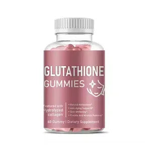 Glutathione Collagen Glow Gummies for Women, Glutathione Collagen Glow Gummies for Dark Spot, 60 - African skincare