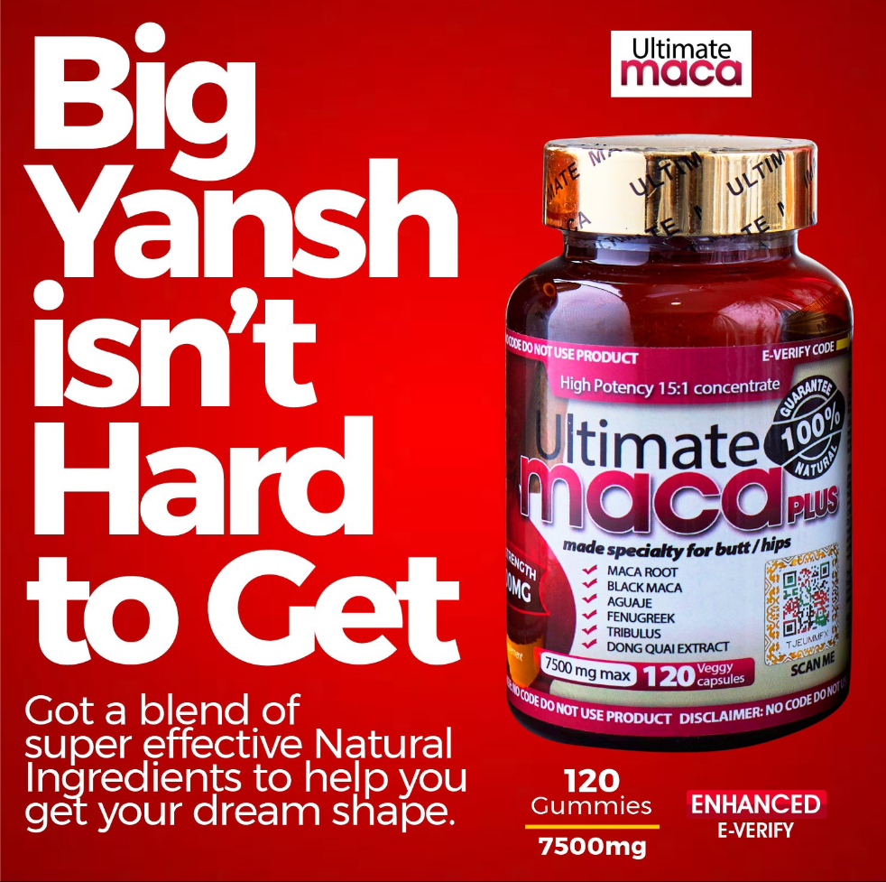Ultimate Maca Gummies For Butt And Hip - for super mabina lifting up and Deep Curve