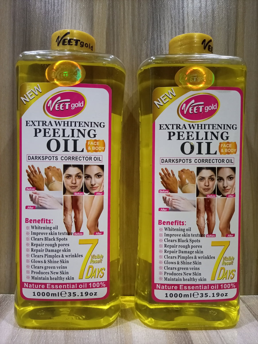 Veet Gold Skin Renewal Peeling Oil – Deep Exfoliation & Glow