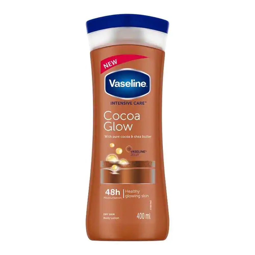 “Vaseline Intensive Care Cocoa Radiant Body Lotion – Deep Hydration & Healthy Glow 400 ml”