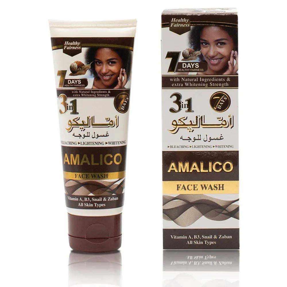 Amalico Face Wash with Vitamin C – Dark Spot Corrector & Brightening Cleanser - African skincare