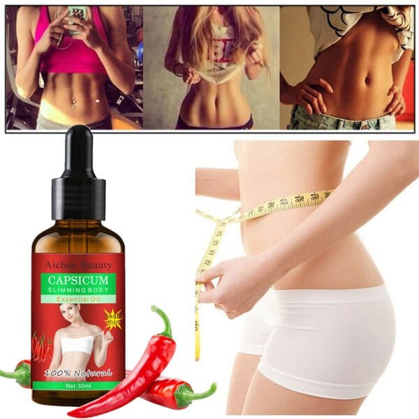 Achiun Beauty Capsicum Flat Tummy & Slimming Massage Oil – Skin Firming 100 ml