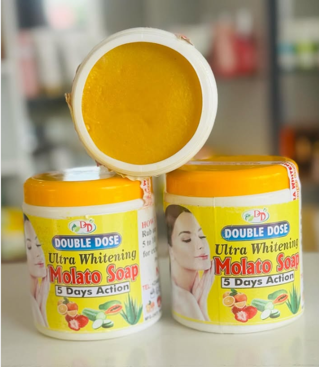 Double Dose Molato Soap – Extra Strength Brightening & Exfoliating for Clear, Glowing Skin ( 500 GRAMS )