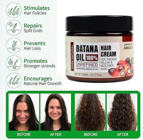 “Pure Batana Cream – Multi-Purpose Natural Hair, Beard, Scalp & Skin Care for Men and Women, Deep Conditioning & Hydration” - African skincare