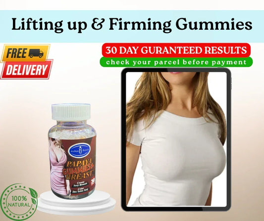 Natural Breast Firming & Uplift Gummies – Daily Body Toning Support for Women - African skincare