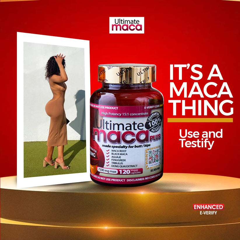Ultimate Maca Plus Pills 7500mg, 120Pills