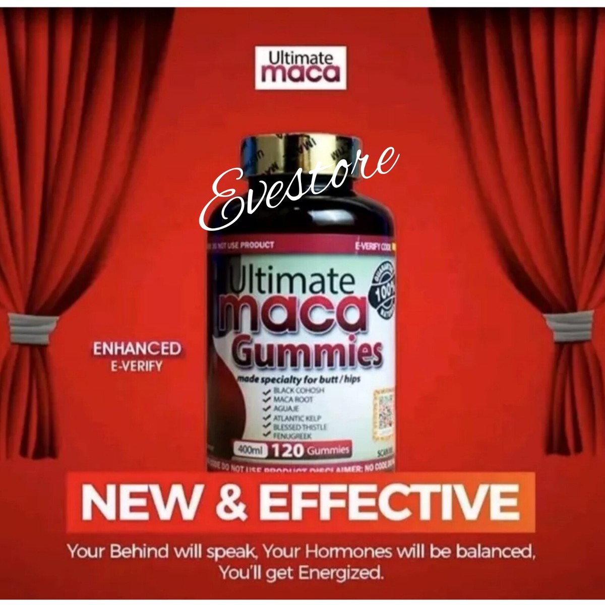 Ultimate Maca Gummies For Butt And Hip - for super mabina lifting up and Deep Curve