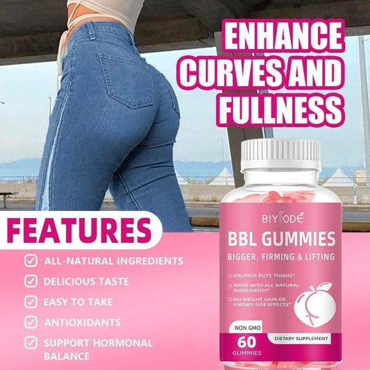 BBL body Curve gummies, hip and bust enlargement booster and Enhancement,Lifting - African skincare