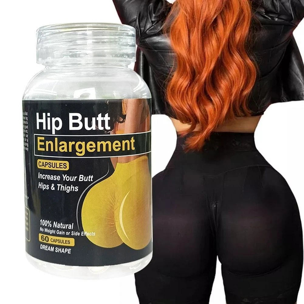 Butt Booster Bottom Lift &Enlargement Pills Bigger Firmer Curves Organic Capsule ( 60 pills)