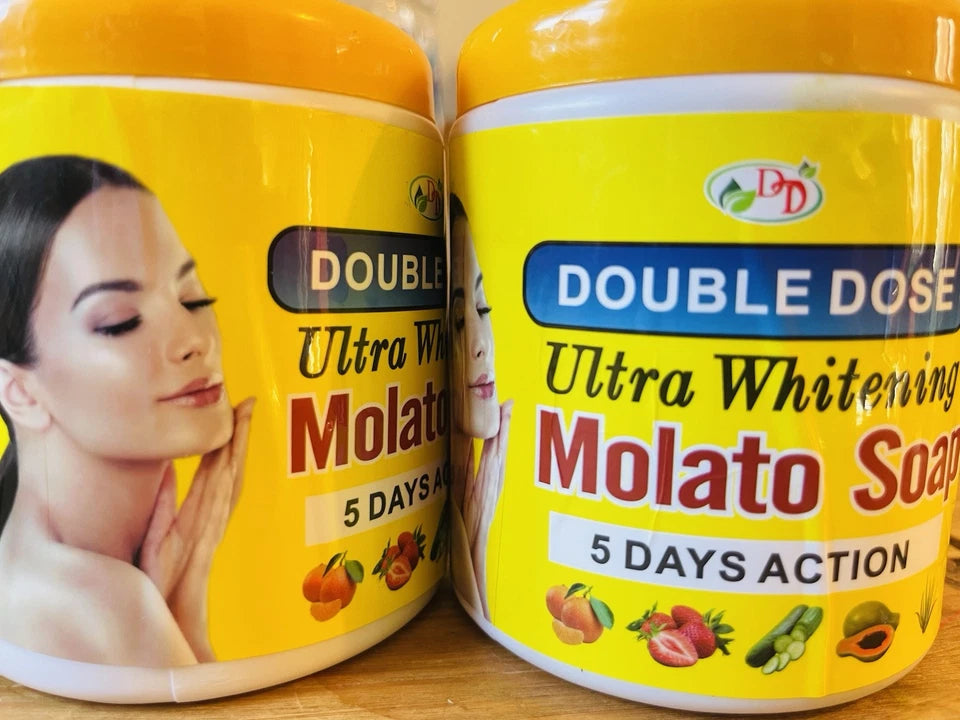 Double Dose Molato Soap – Extra Strength Brightening & Exfoliating for Clear, Glowing Skin ( 500 GRAMS )