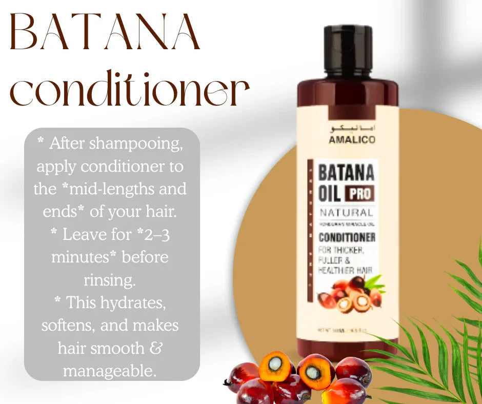 4-in-1 Batana Hair Revival Kit – Oil, Shampoo, Conditioner & Mask - African skincare