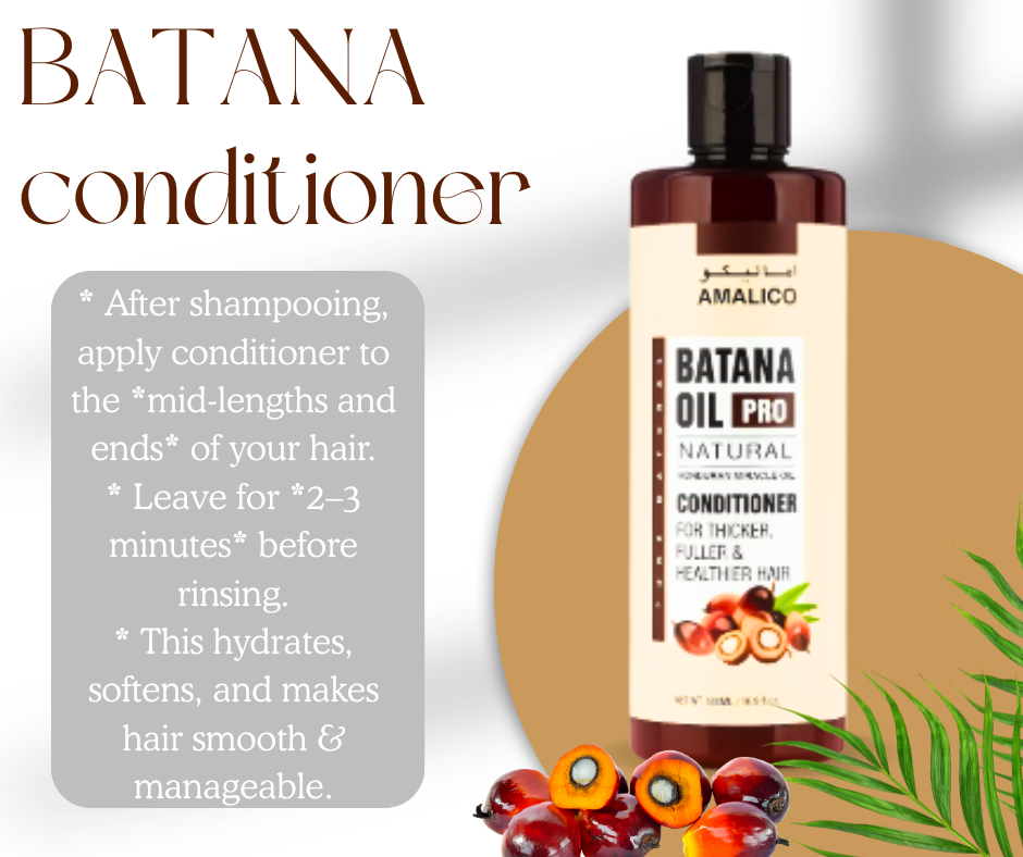 4-in-1 Batana Hair Revival Kit – Oil, Shampoo, Conditioner & Mask