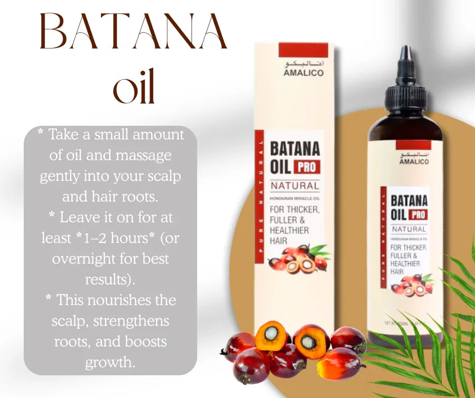 4-in-1 Batana Hair Revival Kit – Oil, Shampoo, Conditioner & Mask - African skincare